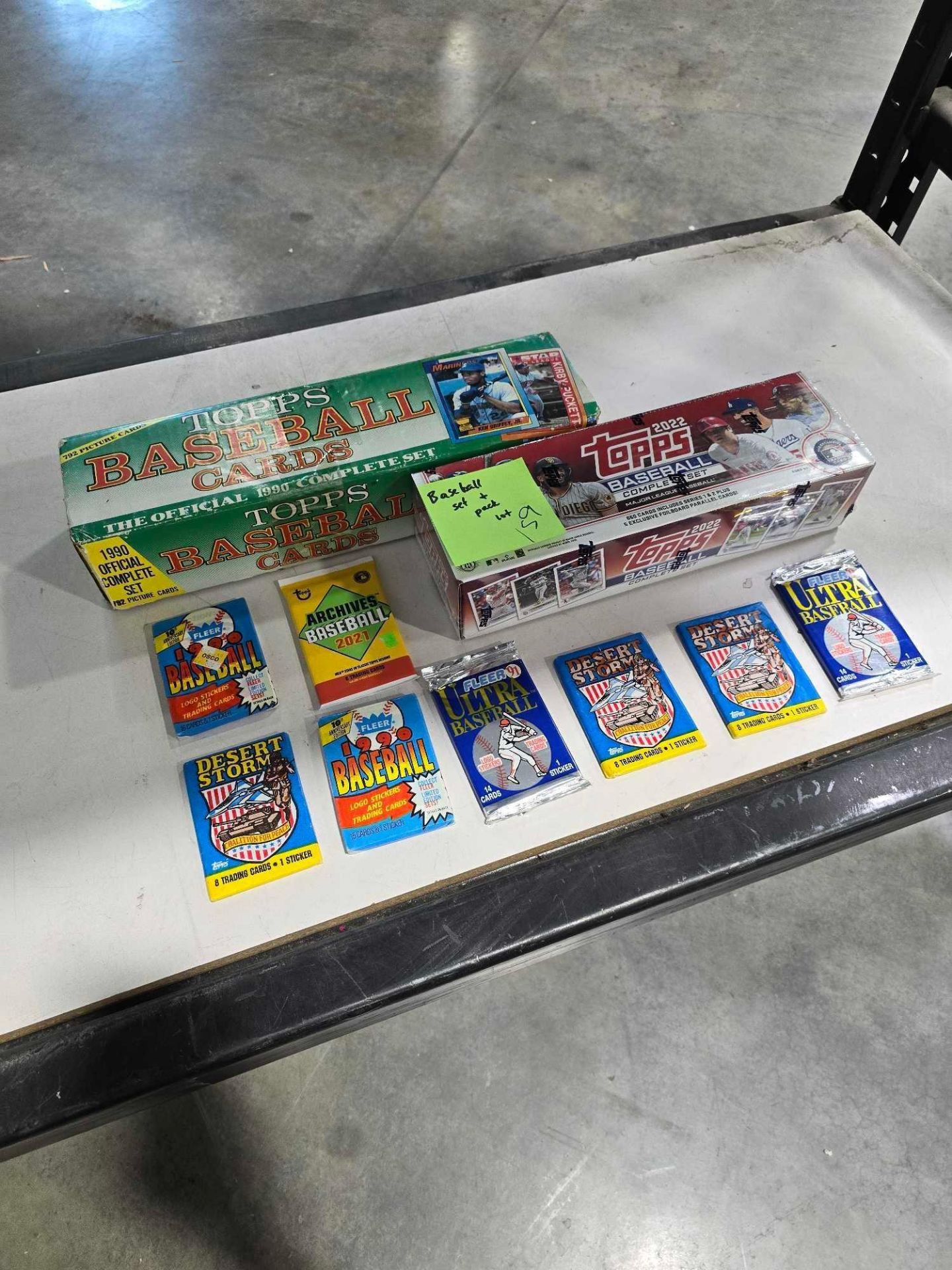 Topps baseball cards in Fleer still wrapped - Image 2 of 3