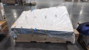Novafoam Full mattress, West Elm box 2/2 Arne bed King, couch piece