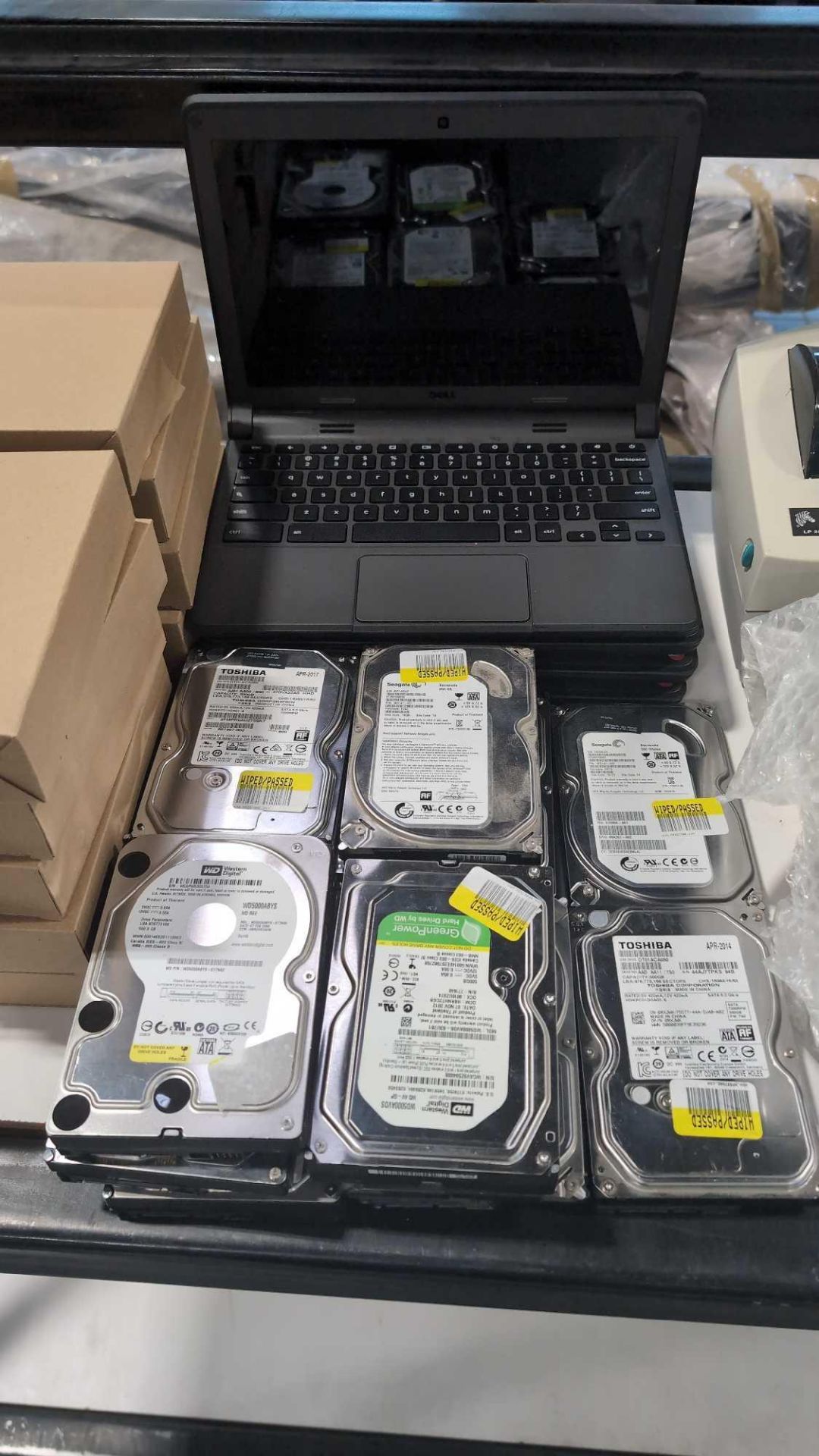 Toshiba Harddrives, Dell Chromebooks, Charge cords, Zebra printers - Image 5 of 7