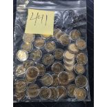 45 24KT Gold Plated Quarters