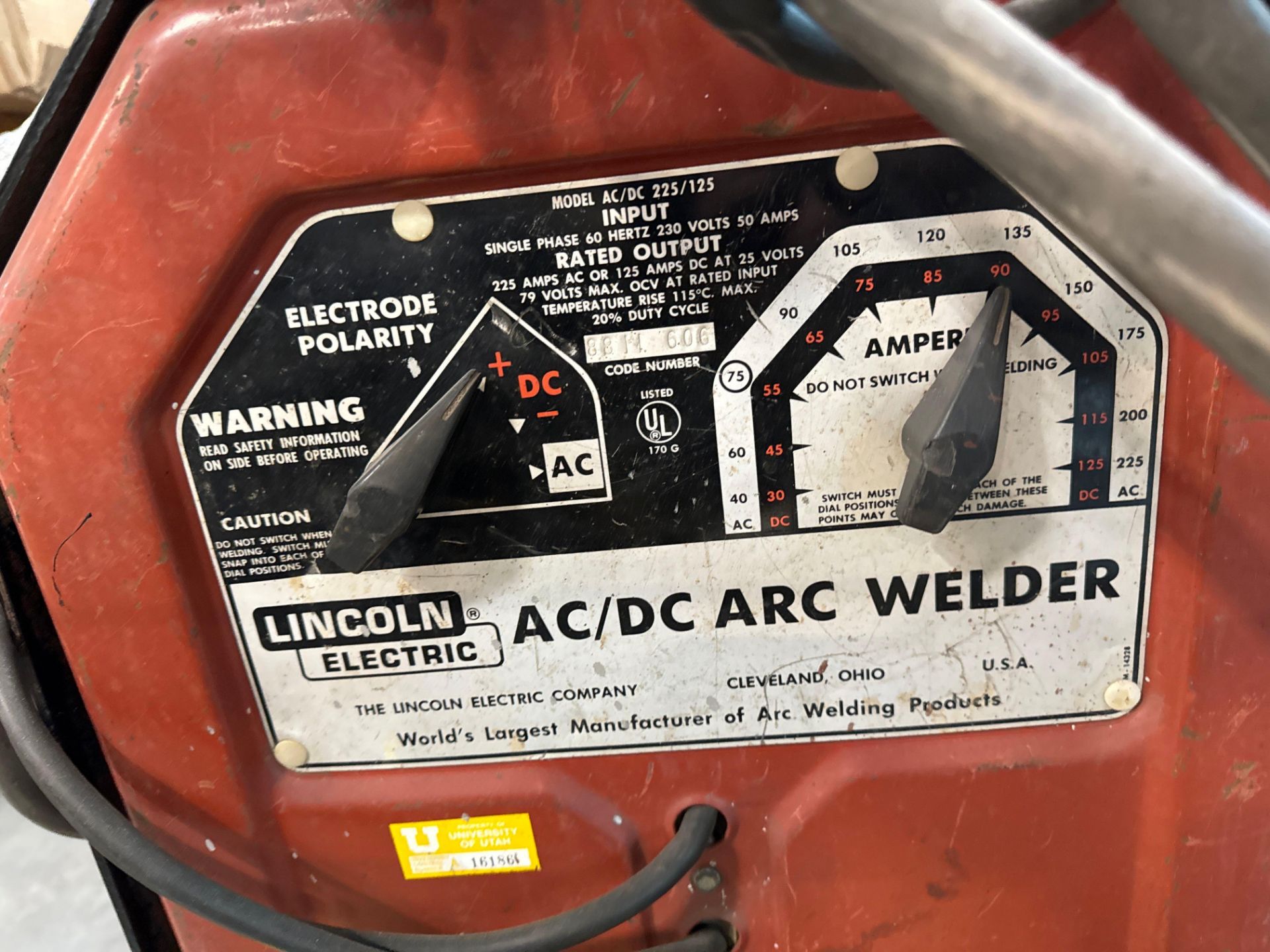 Lincoln arc welder, used - Image 3 of 4