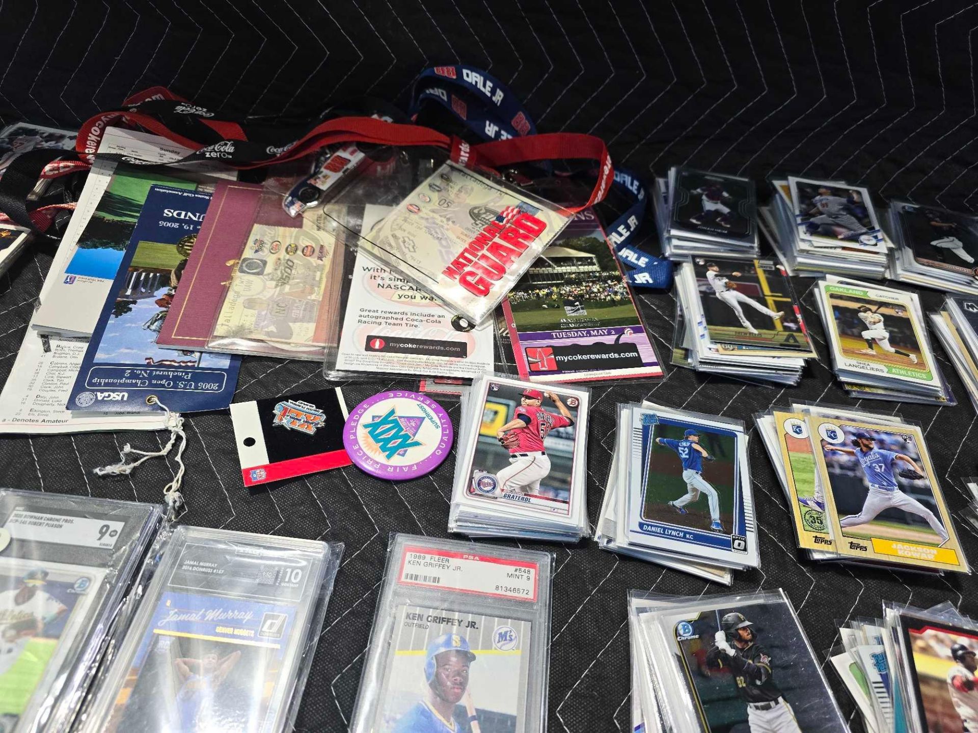 large lot of grated cards collectibles NASCARs and more - Image 3 of 7