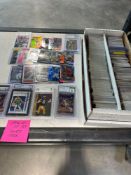 large lot of sports cards some graded some not