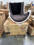 large chair furniture and other items