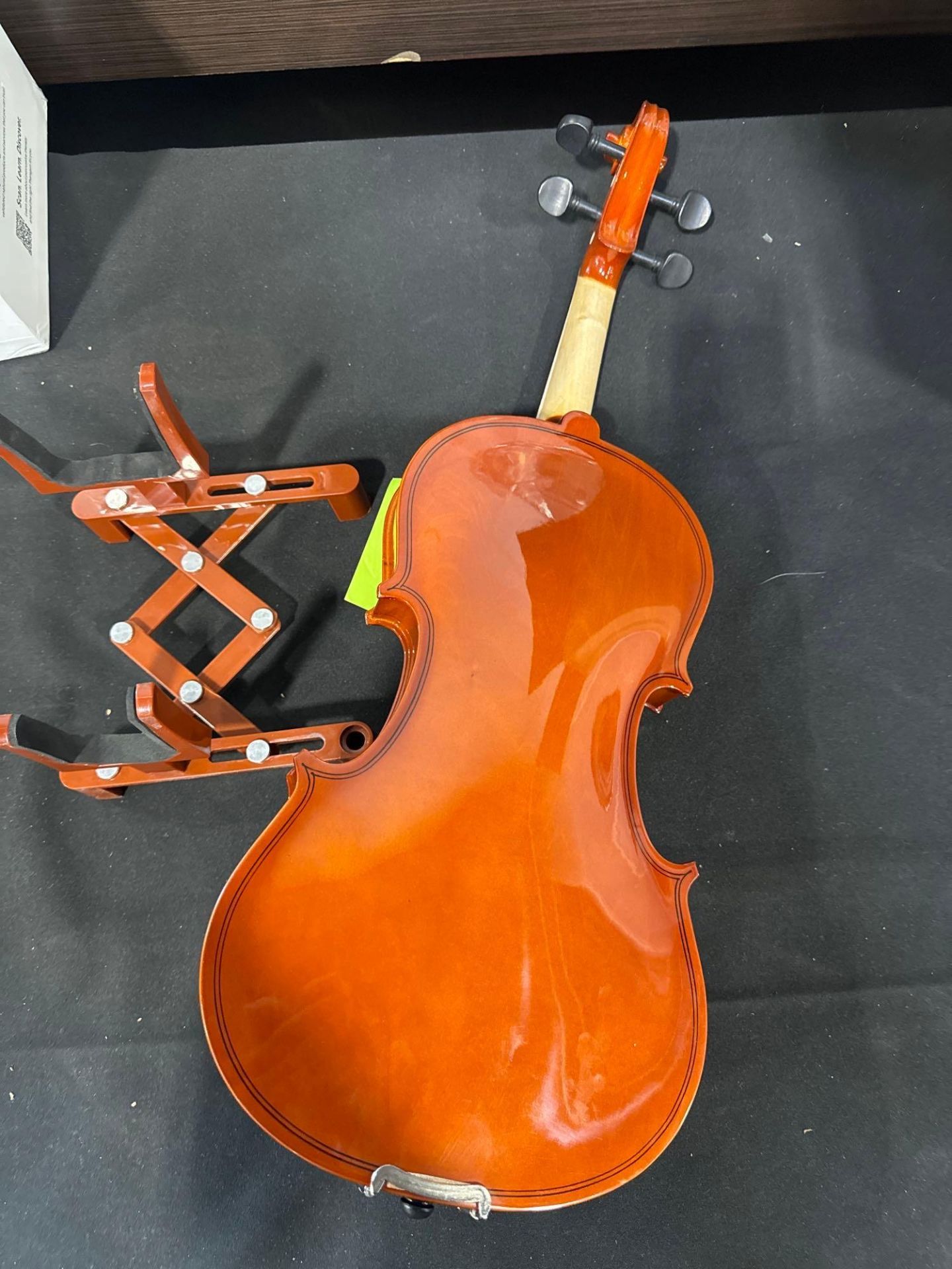violin with stand - Image 2 of 2