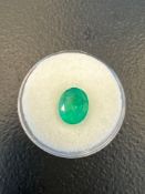 2.06 Carat Natural Oval Emerald