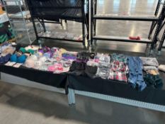 table lot of Victoria's secret clothing
