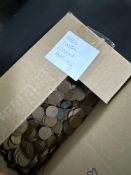 box of wheat pennies 10 lb