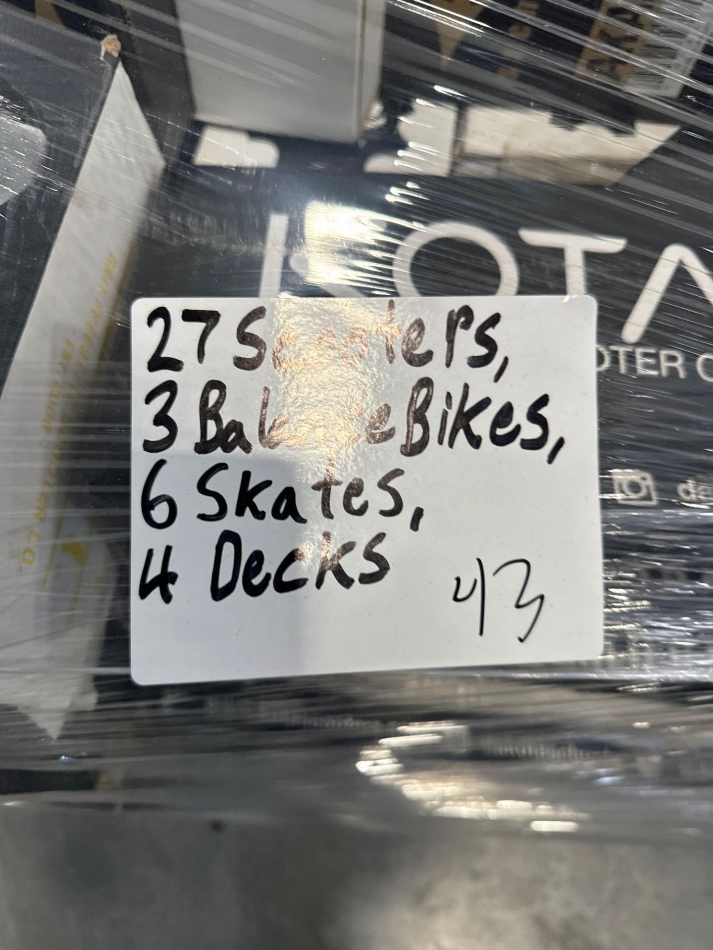 27 scooters, three balance bikes, 6 skates, and 4 decks - Image 2 of 6