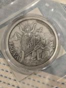 Silver Freyja/Valkyrie .999 Round - 5oz, Only 500 Made numbered
