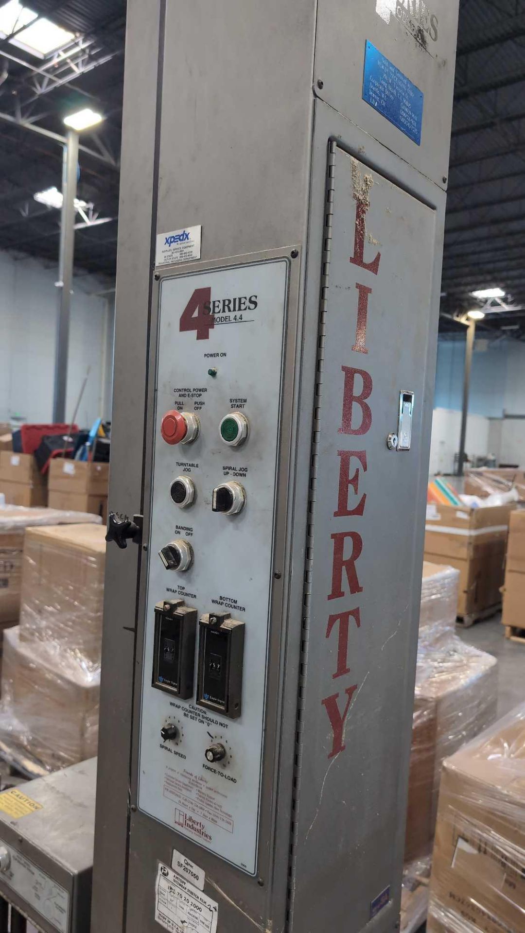 liberty 4 series model 4.4 shrink wrap pallet wrapper - Image 2 of 6