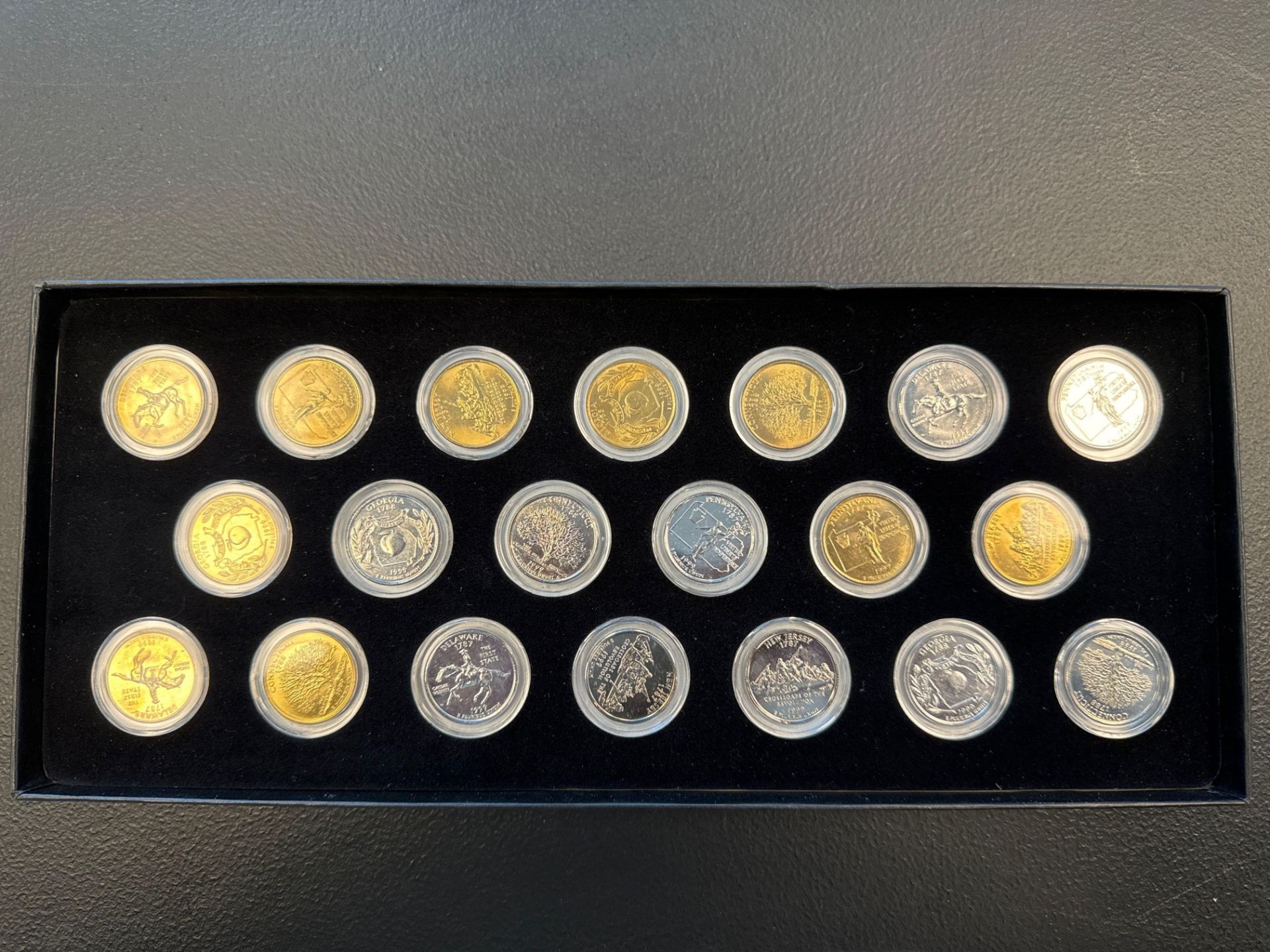 20 Gold & Platinum Plated Quarters - Image 2 of 2