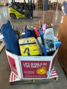 Kites, life jackets, car wash accessories, chairs, hiking poles, golf gloves and more