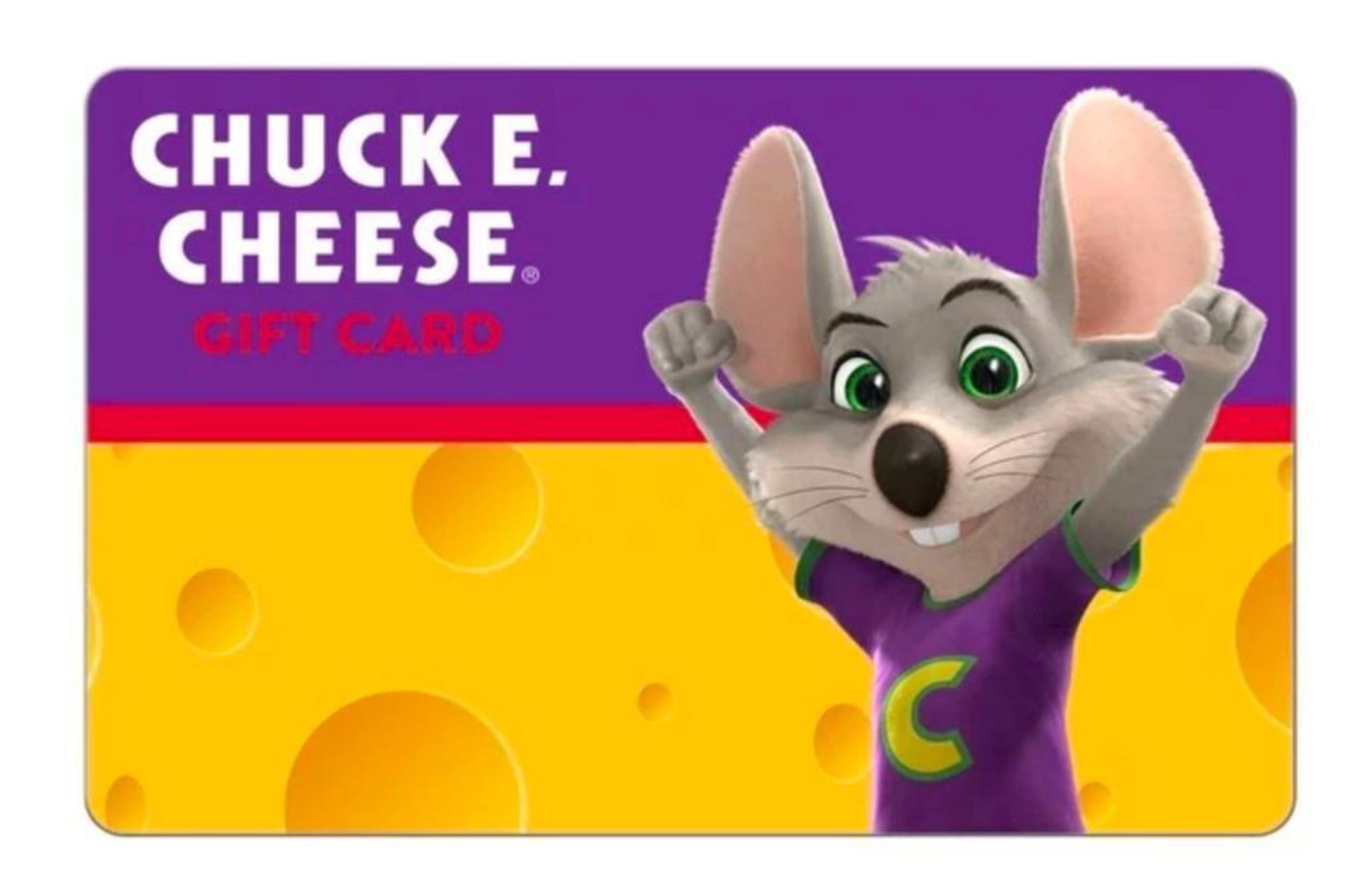 10- $25 Chuck E. Cheese Gift Cards ($250 total value) verified