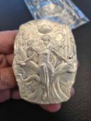 10 oz Argentia Goddess Mara Silver Bar (New, Ultra High Relief)