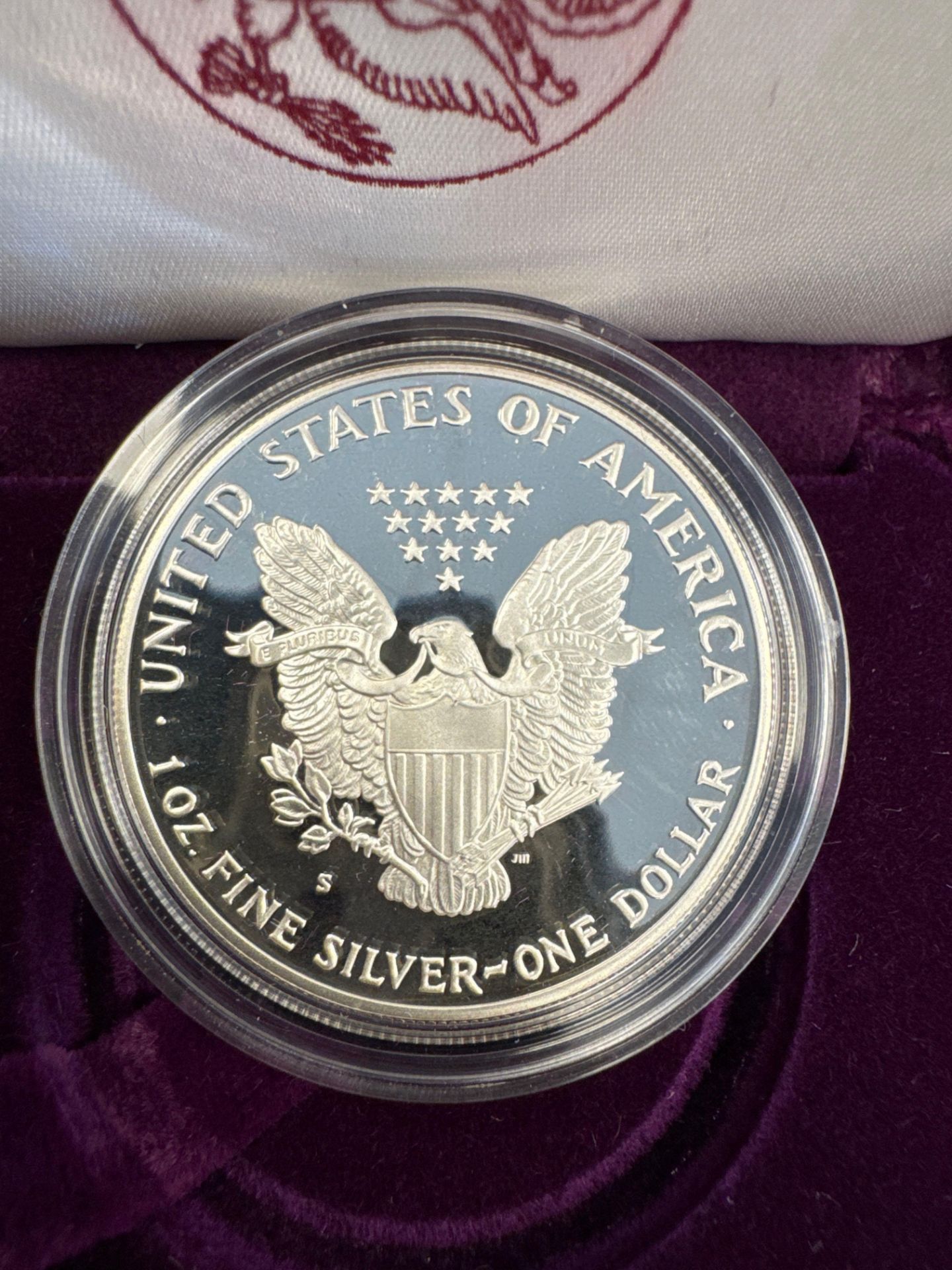 2- 1992 Proof Silver Eagles - Image 5 of 11