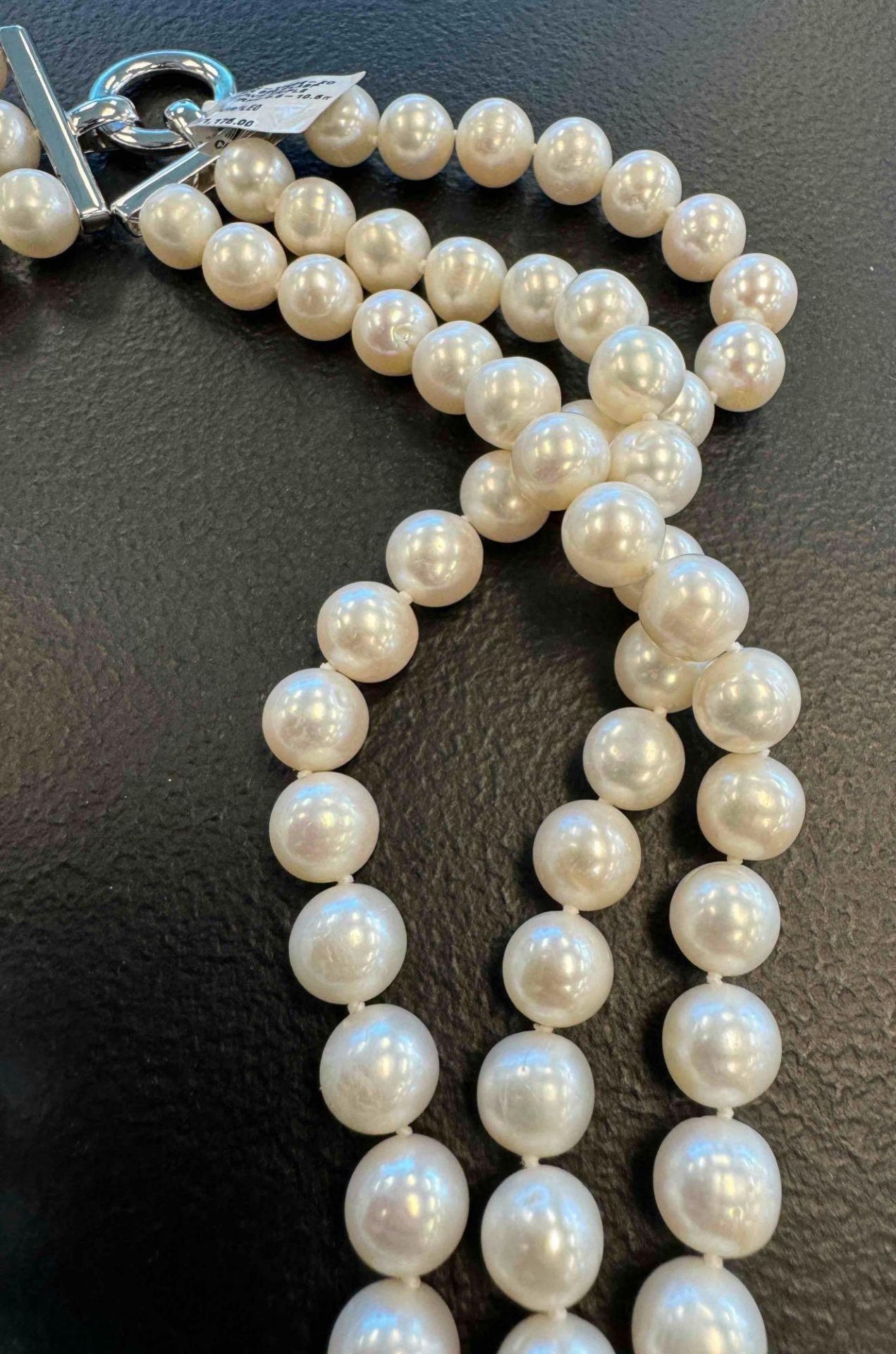 3 Strand Pearl Necklaces $1200 Retail - Image 3 of 5