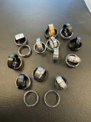 25 Triton & Frederick Goldman Tungsten Wedding Bands Avg retail $300 each