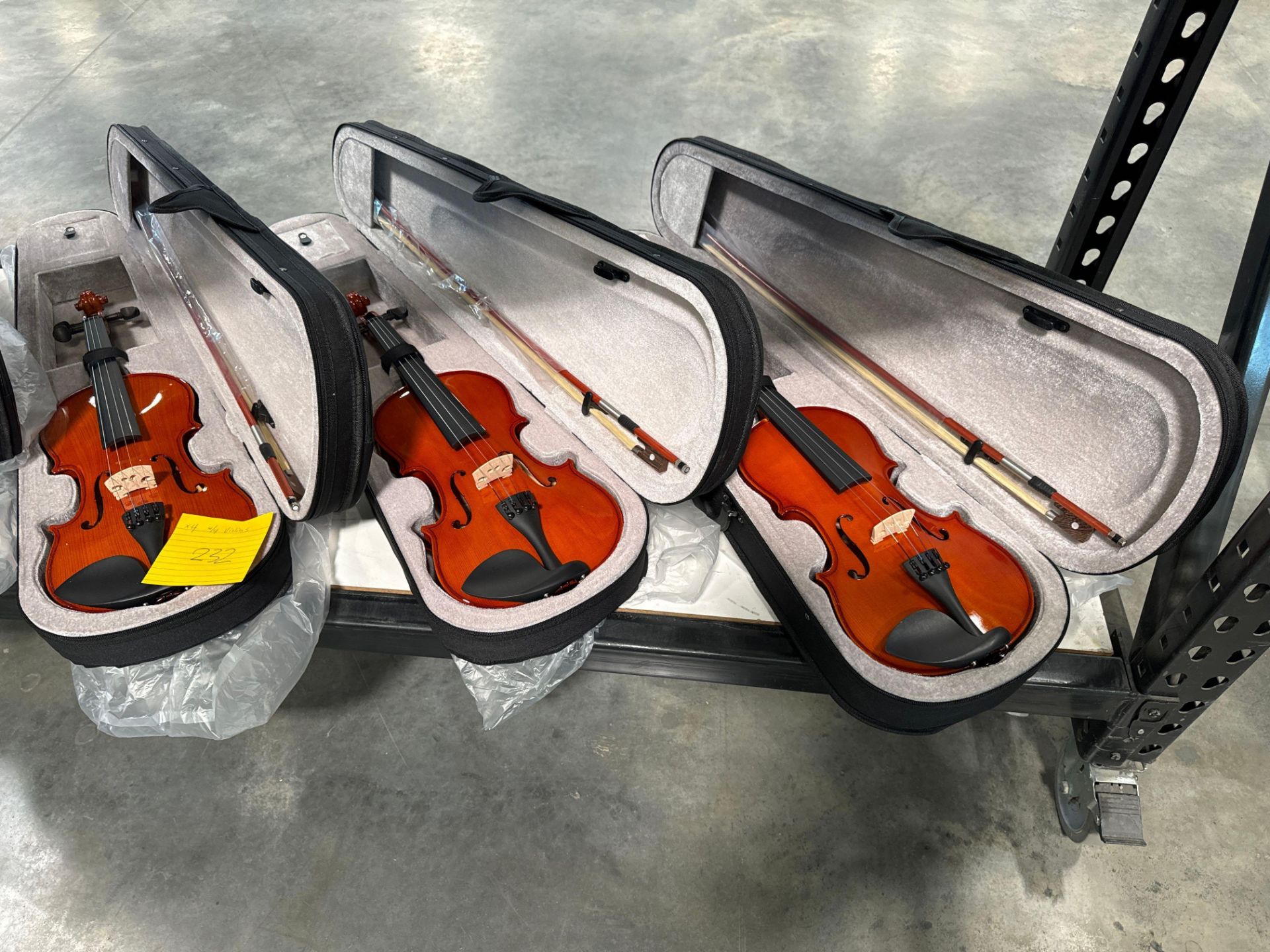4- 4/4 Violins - Image 4 of 4