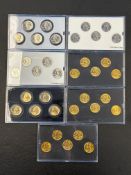 7 Gold + Platinum Quarter Sets