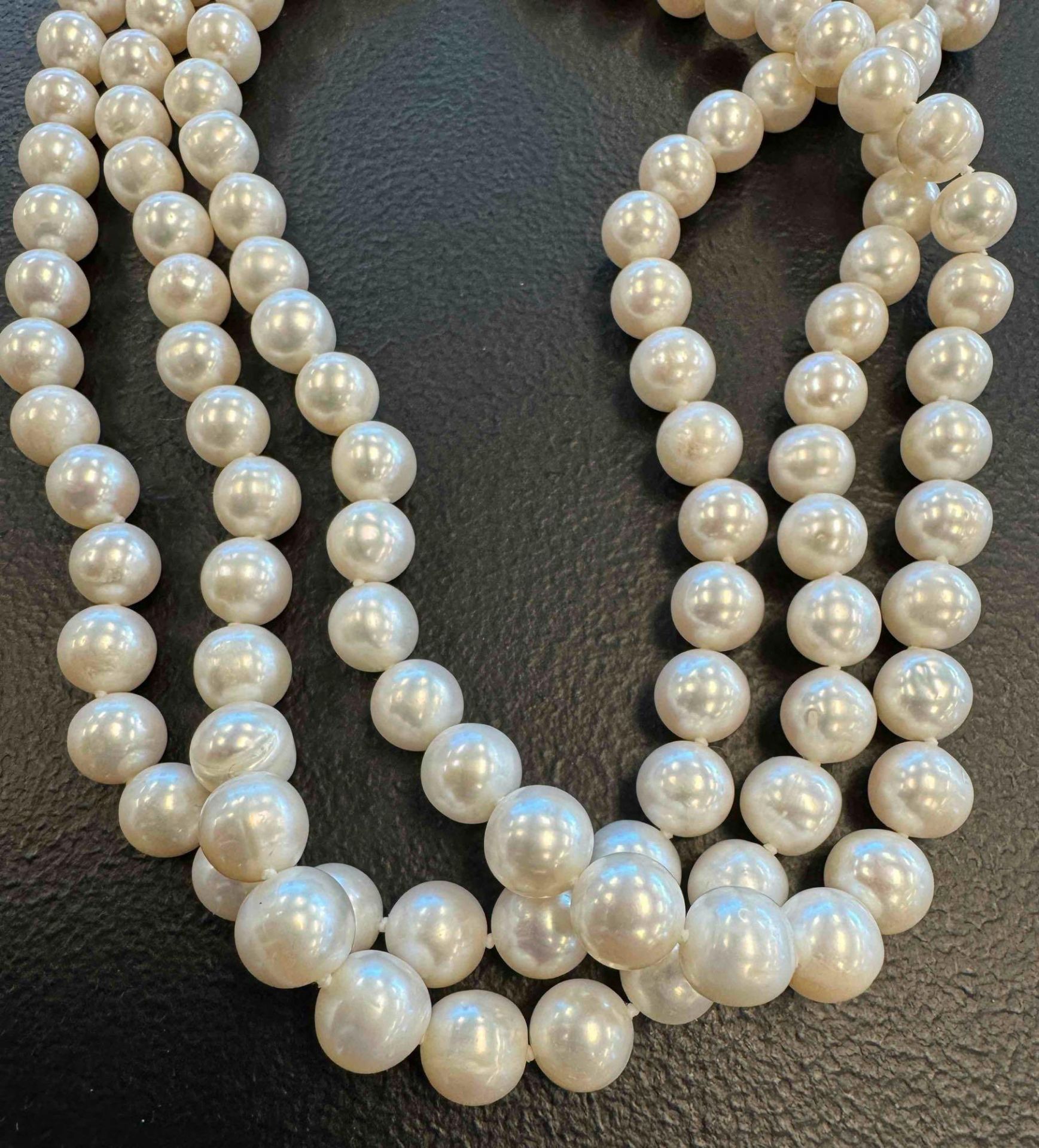 3 Strand Pearl Necklaces $1200 Retail - Image 2 of 5