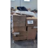 pallet of omery beyond limits trumpet Arctic King fridge victaulic product mat and more