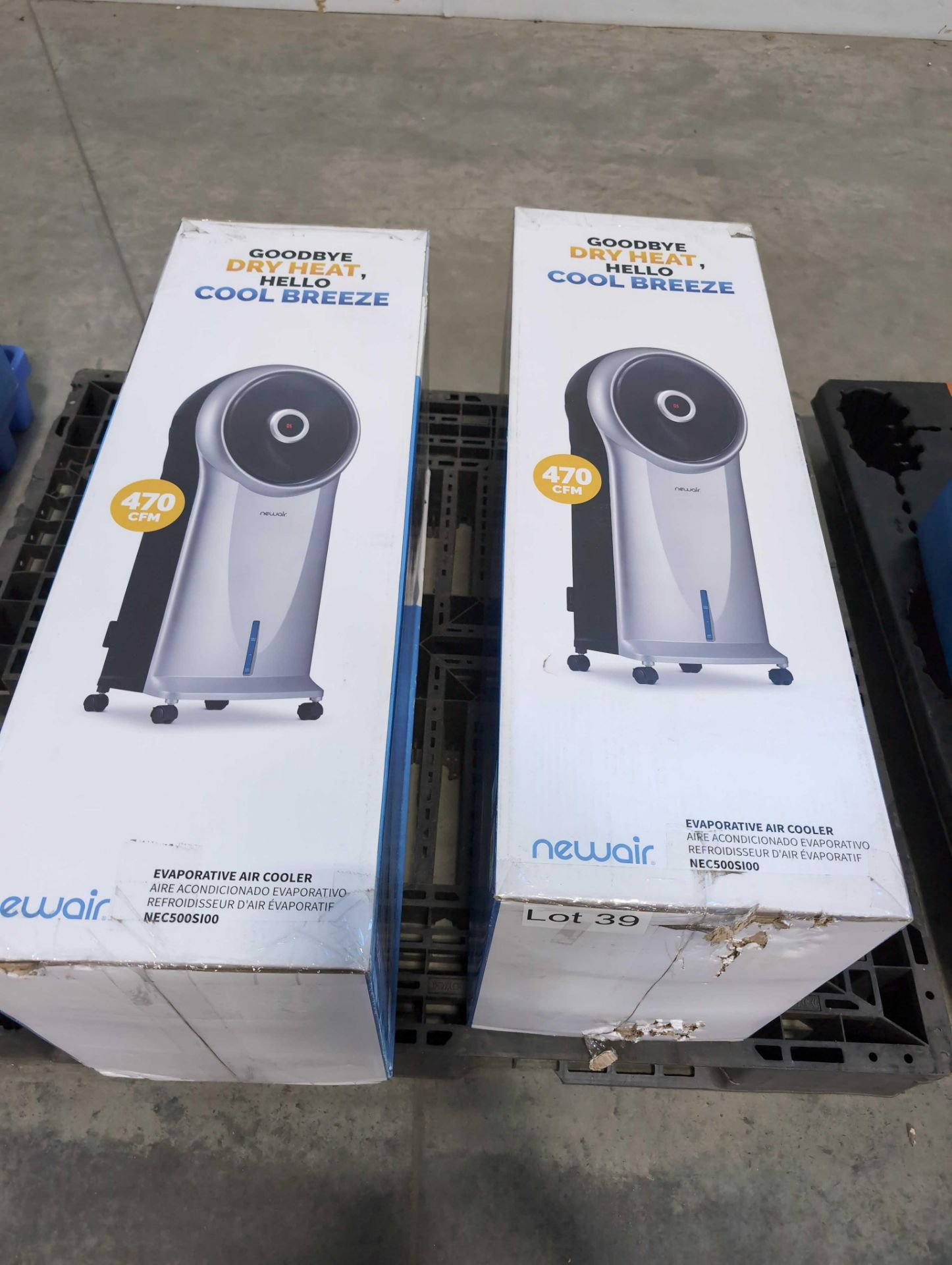 Two Newair Evaporative Air Coolers