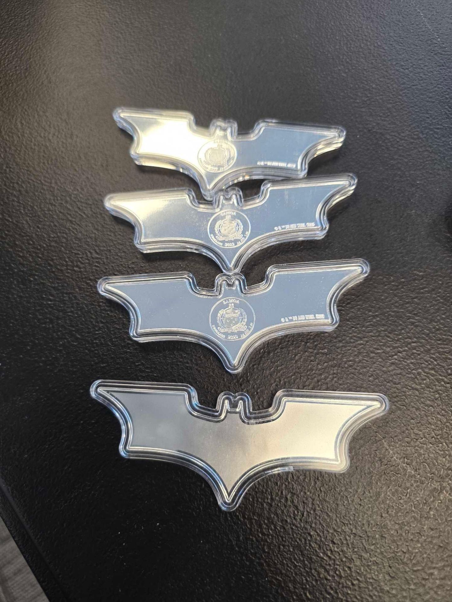 4 Silver Batarangs - Image 3 of 3