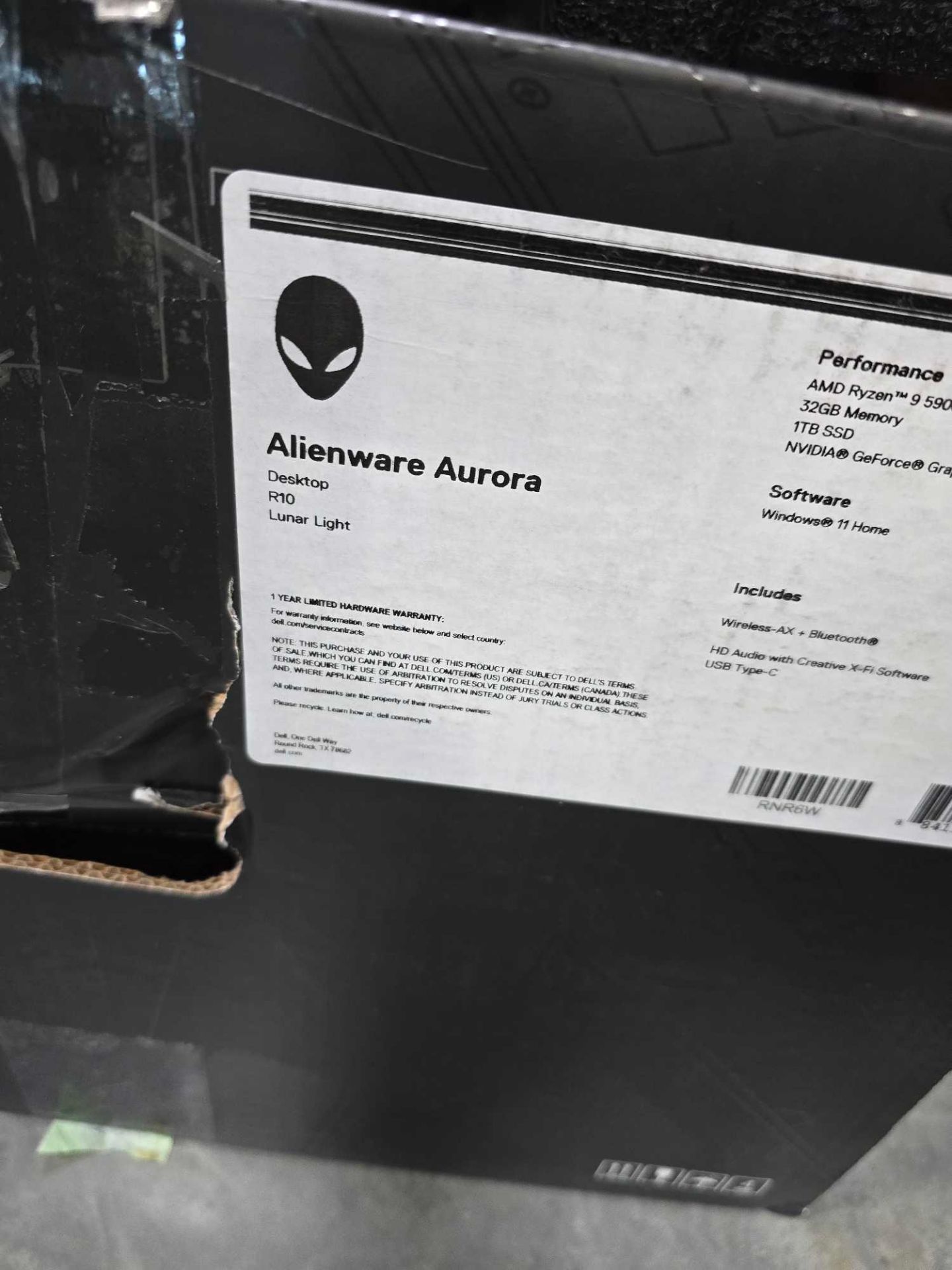 Alienware Aurora Desktop, used - Image 4 of 7