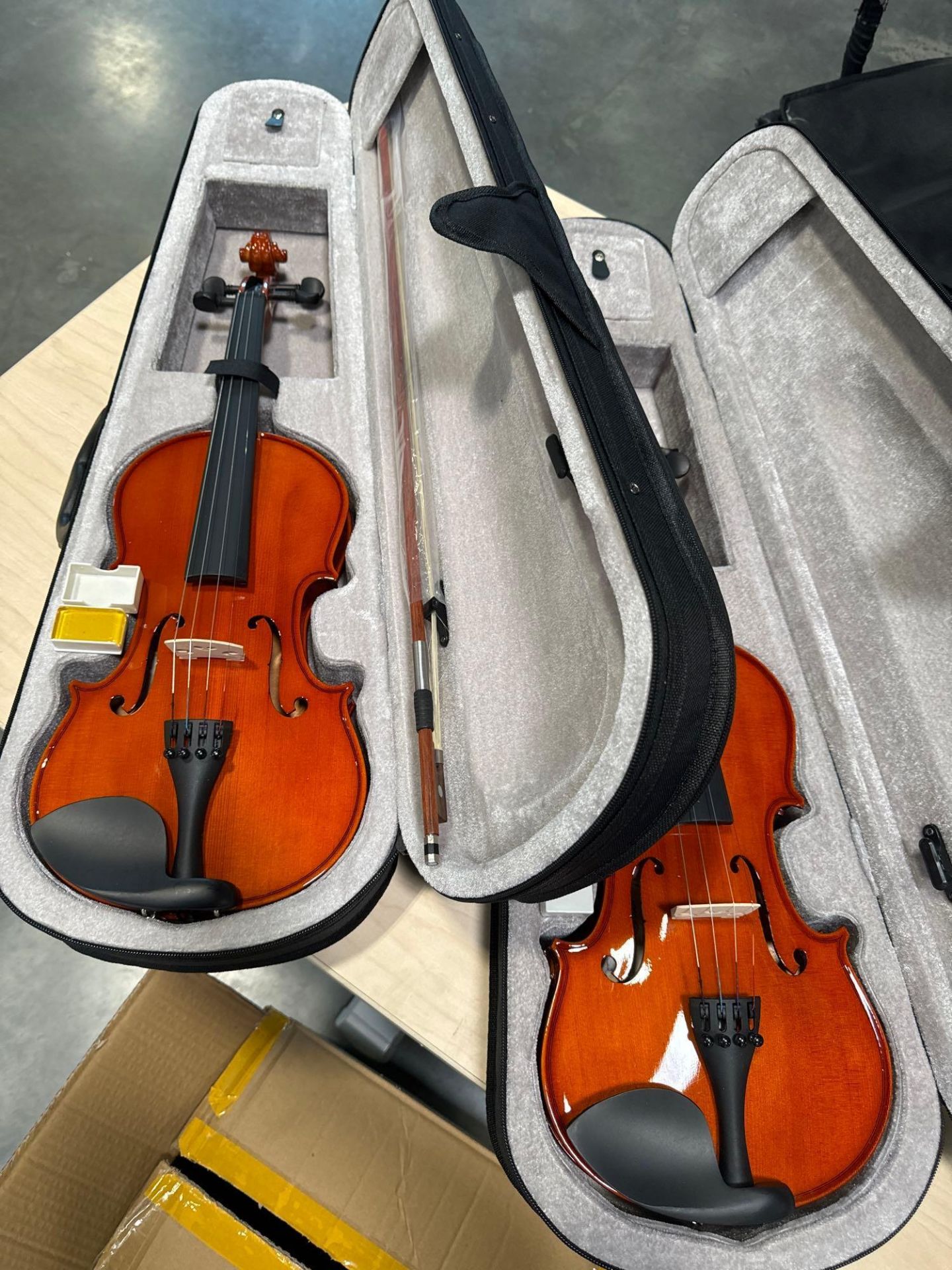 4 Violins with Cases - Image 3 of 5