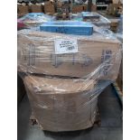 Rolled mattress, upholstered chair, transport chair, vari lite travel box and more