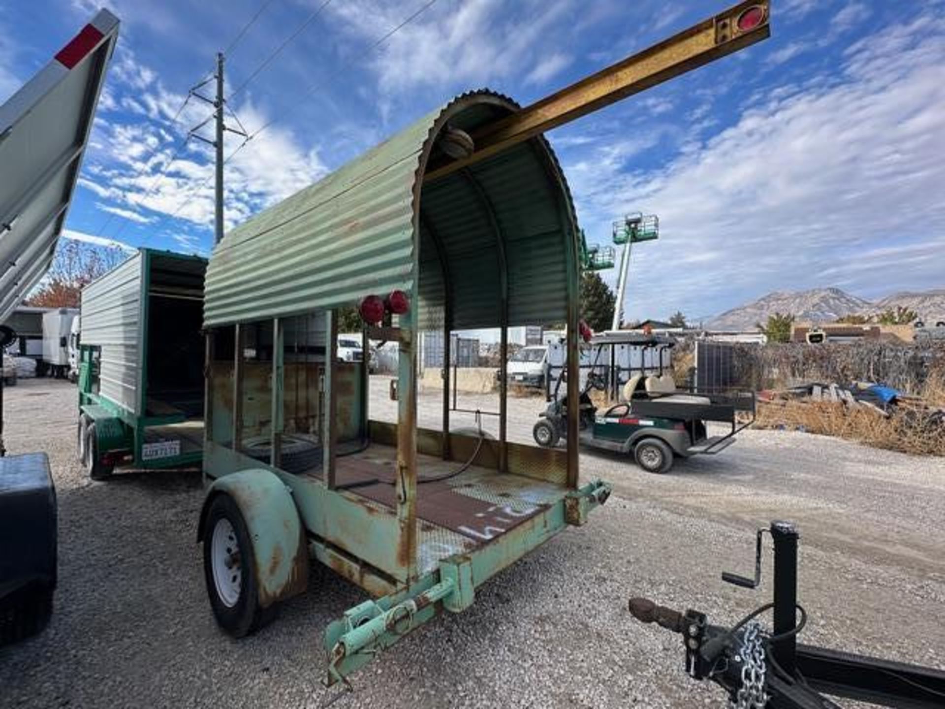 Crane Hoist Trailer 1/2 Ton (Bill of sale only no title) (located in Orem) Pickup Thursday 11-5 & Fr - Image 9 of 10