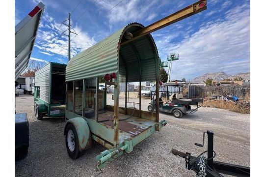 Crane Hoist Trailer 1/2 Ton (Bill of sale only no title) (located in Orem) Pickup Thursday 11-5 & Fr - Image 9 of 10