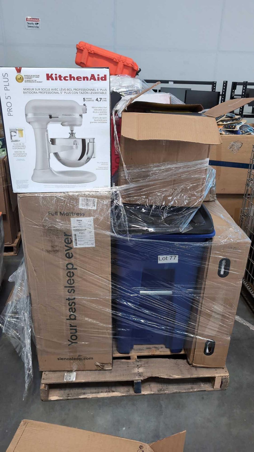 siena sleep, recycle can, Kitchen Aid 5 Pro Plus, pebble ice machine used?, knee walker and more - Image 12 of 12