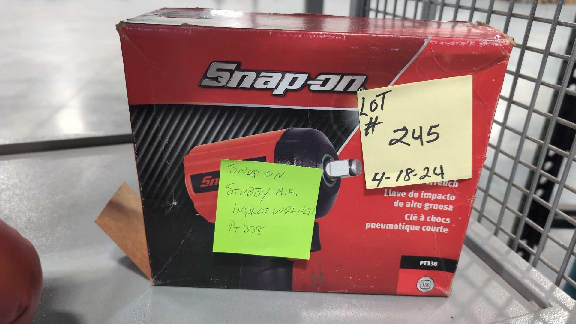 Snap on stubby air impact wrench
