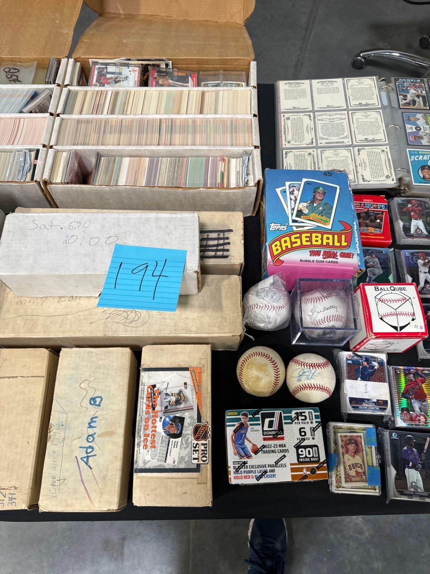 Mega Sports card Lot with Signe baseballs and more - Image 7 of 9