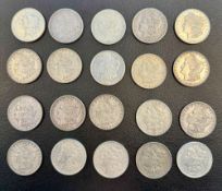 20- Morgan Silver Dollars, various dates
