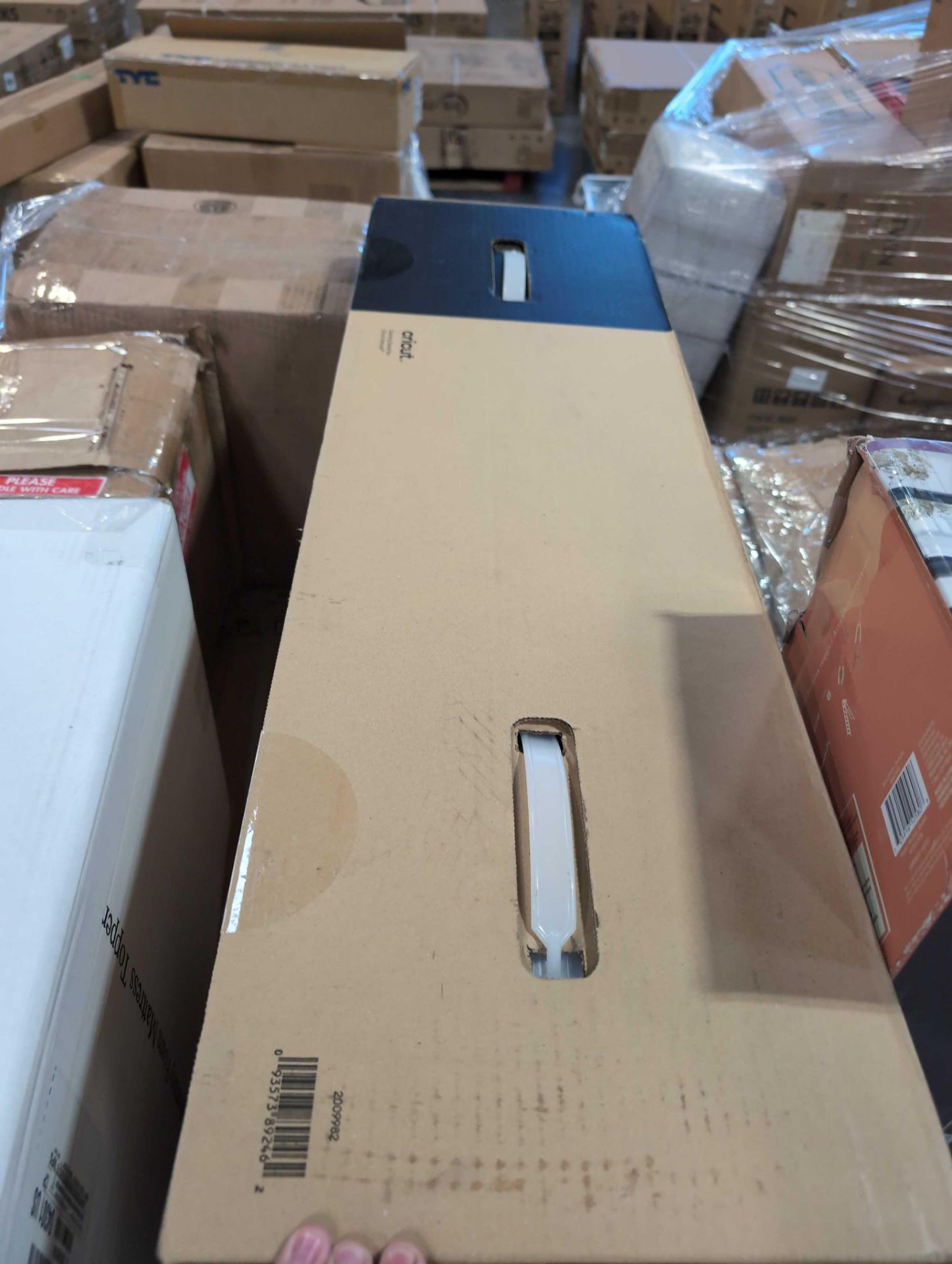 Frigidaire Freezer, rolled king, folding skil saw table, Cricut docking stand, lighting, and more - Image 7 of 18