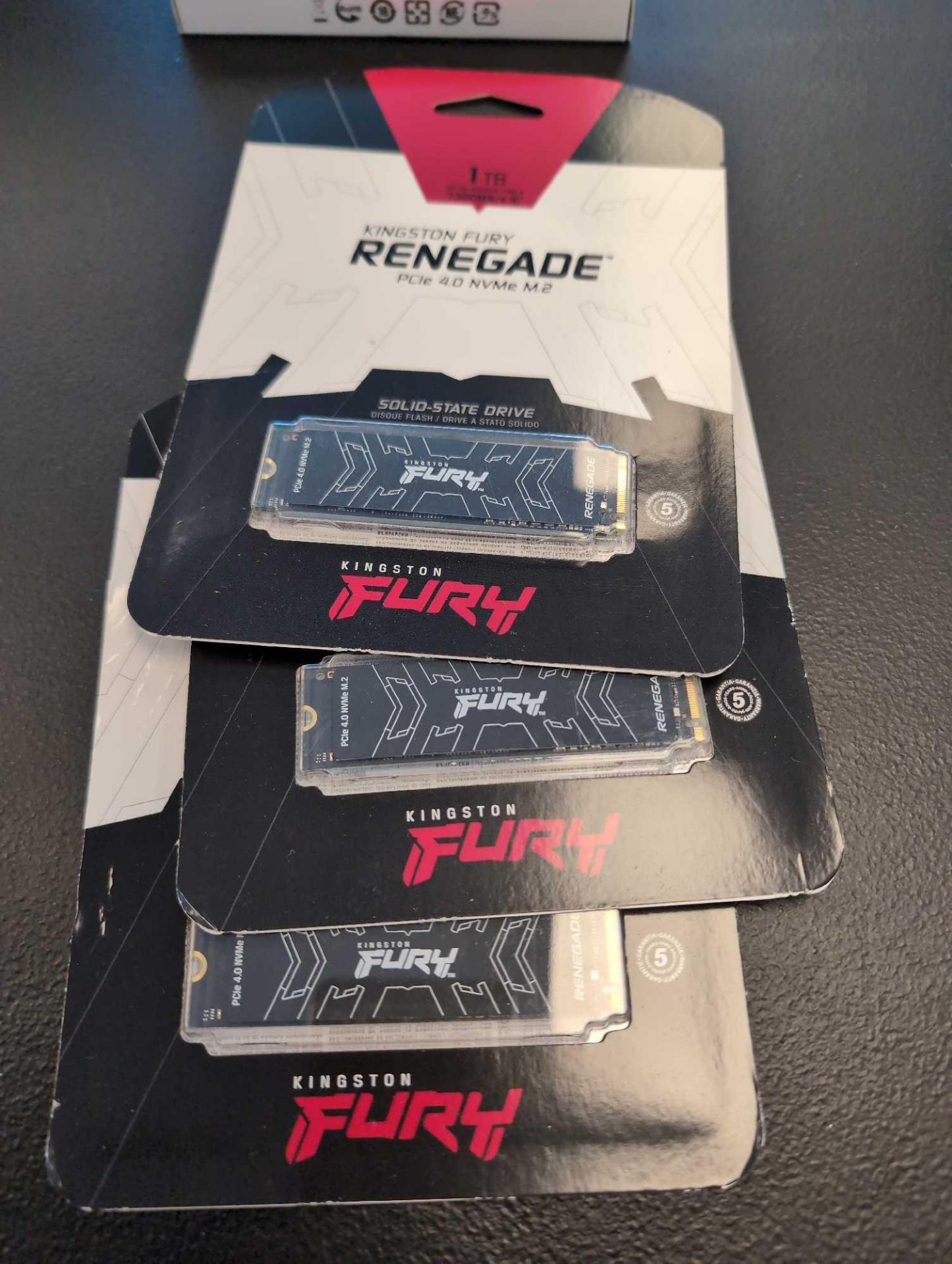 2 -Adata 2 TB PS5 Expansion SSD, 3 Kingston Fury Renegade PCIe, 4.0 NVME M.2 Cards - Image 4 of 4