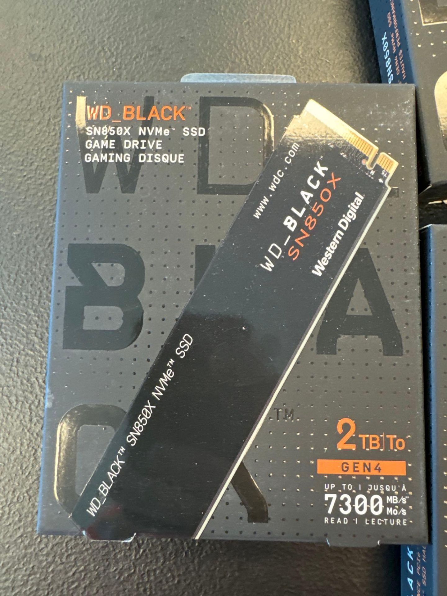 5- WD_Black SN850X NVMe SSD Game Drive Gaming Disque (2TB)