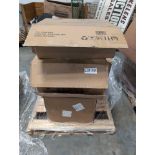 Multiple Kitty Litter boxes, shoe storage, Sentry Safe, Furniture