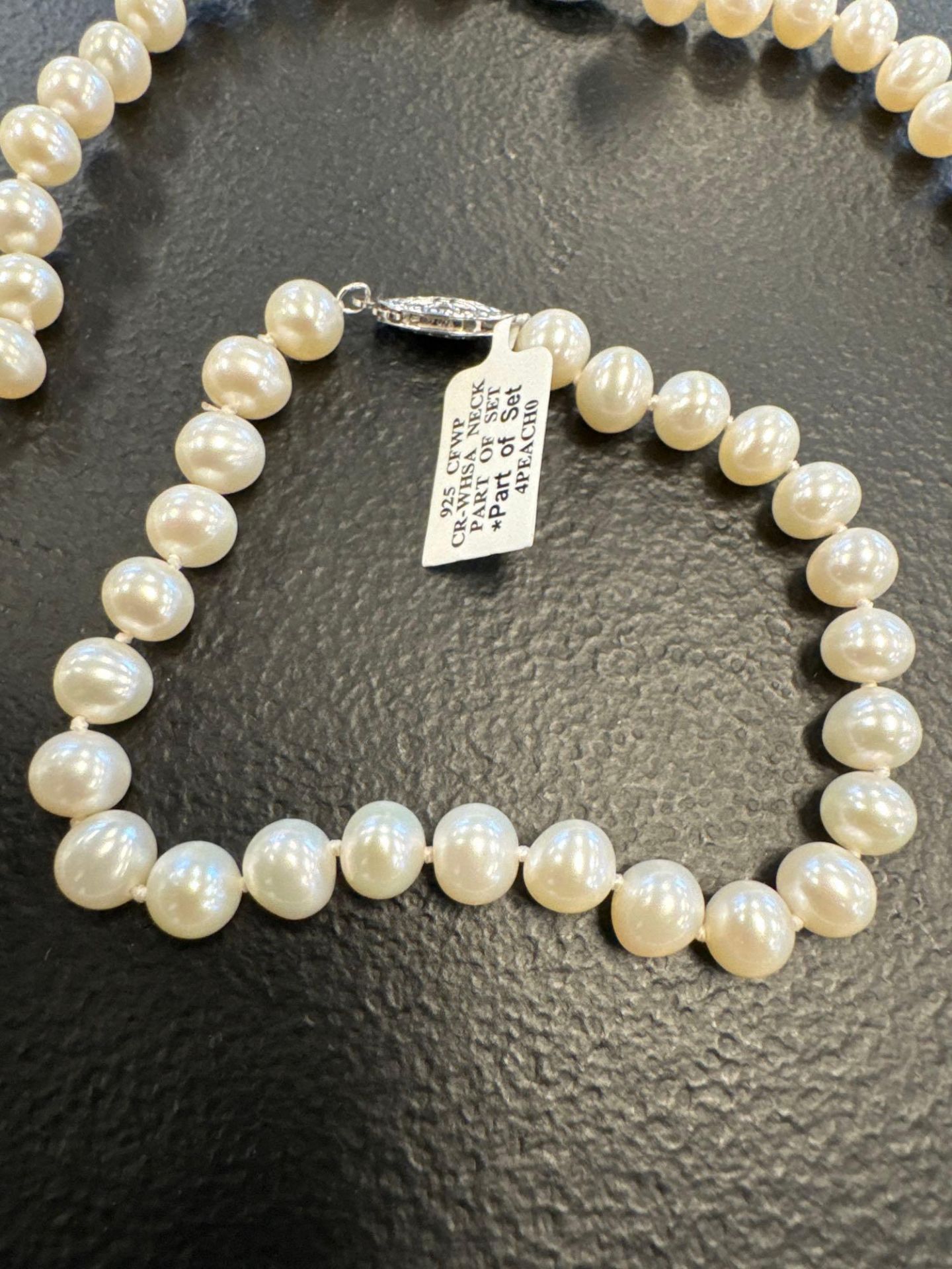 4- Pearl Necklaces $943 retail - Image 6 of 8