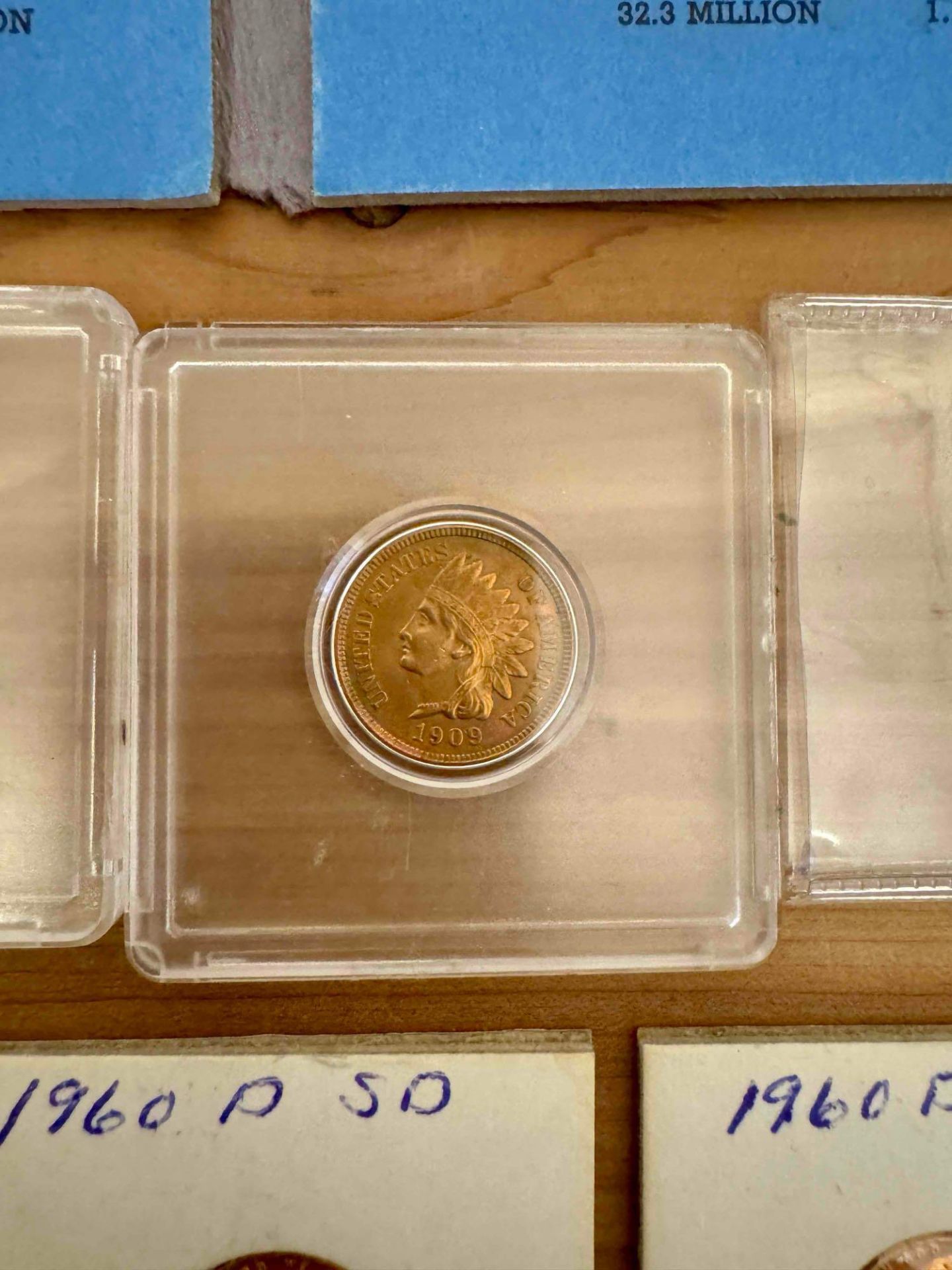 Indian Head pennies, pennies, graded, small date, steel - Bild 8 aus 17