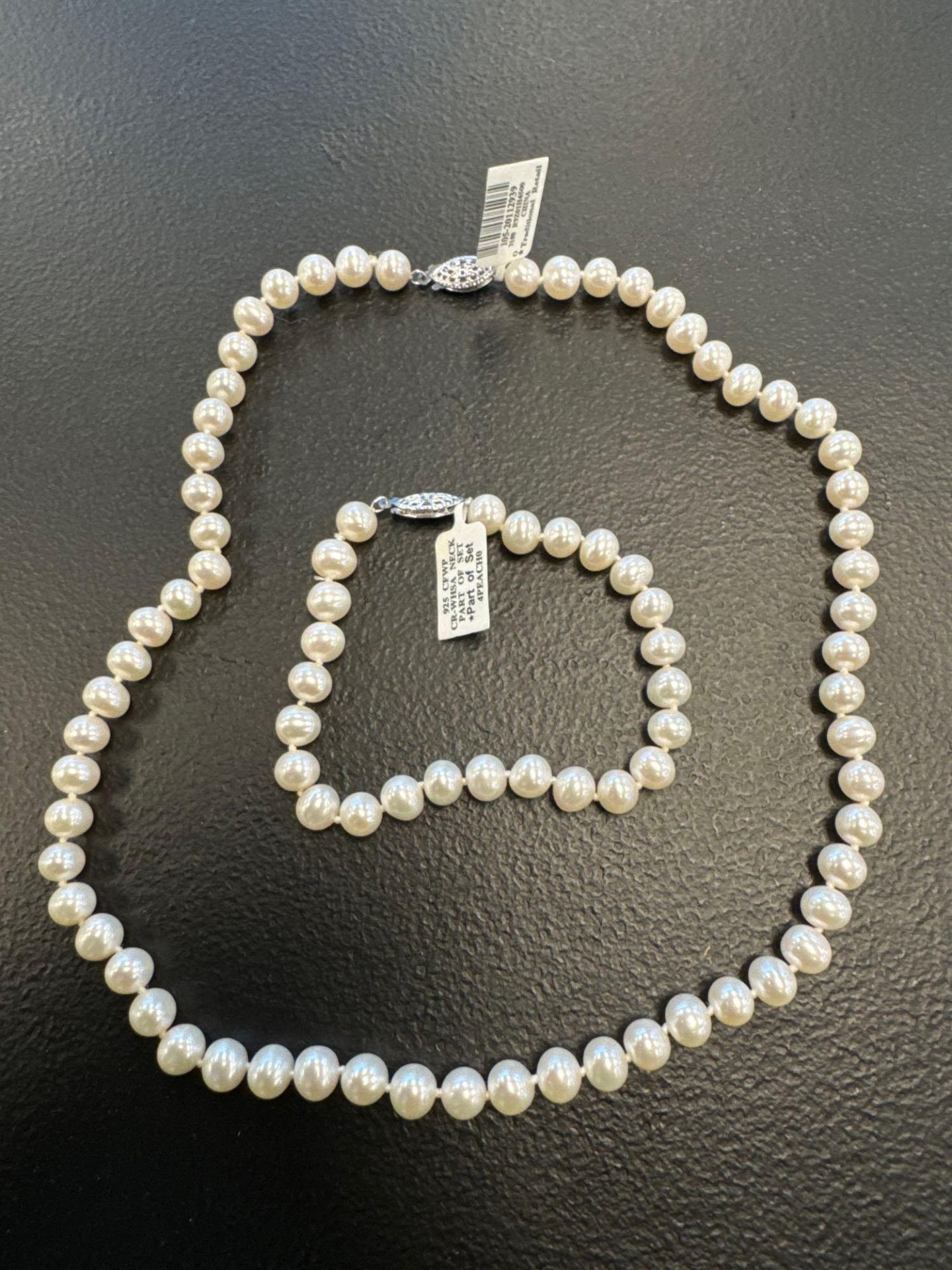 4- Pearl Necklaces $943 retail - Image 5 of 8