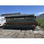 31 Pieces of Pallet Racking Verticles (located offsite at: Located at: 3785 W 1987 S. SLC, UT 84104