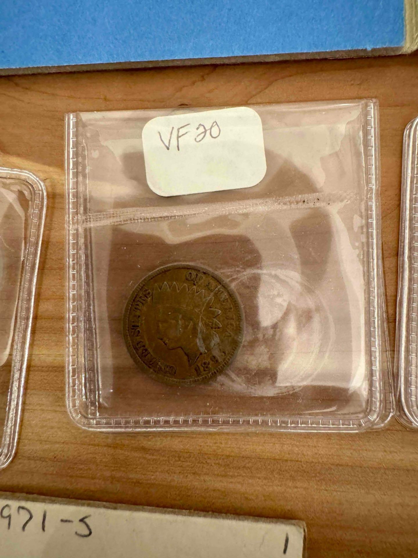 Indian Head pennies, pennies, graded, small date, steel - Bild 10 aus 17
