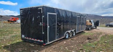 2022 Diamond Cargo Box Trailer 8.5' x 32' V Nose Triple Axle  VIN #53NBE3236N1096435 w/ approximatel