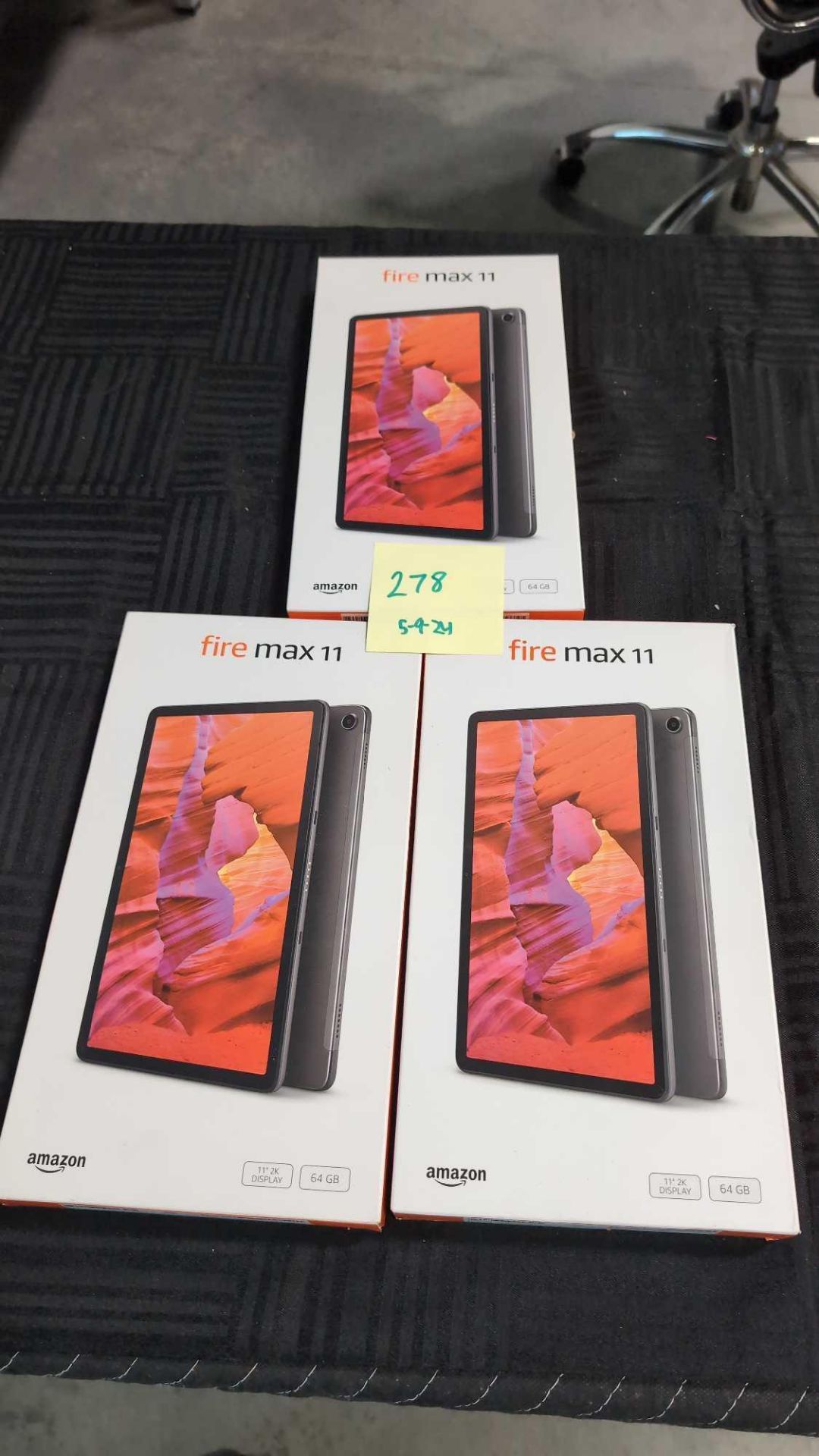 Three Amazon fire Max. 11 tablets 64 GB - Image 2 of 4