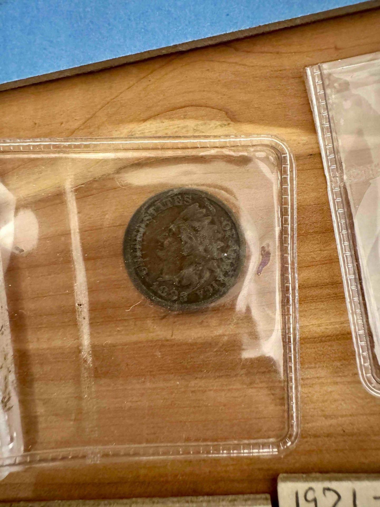 Indian Head pennies, pennies, graded, small date, steel - Bild 9 aus 17