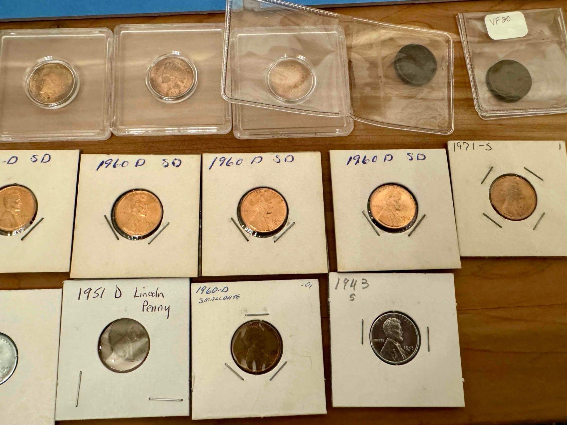 Indian Head pennies, pennies, graded, small date, steel - Bild 13 aus 17